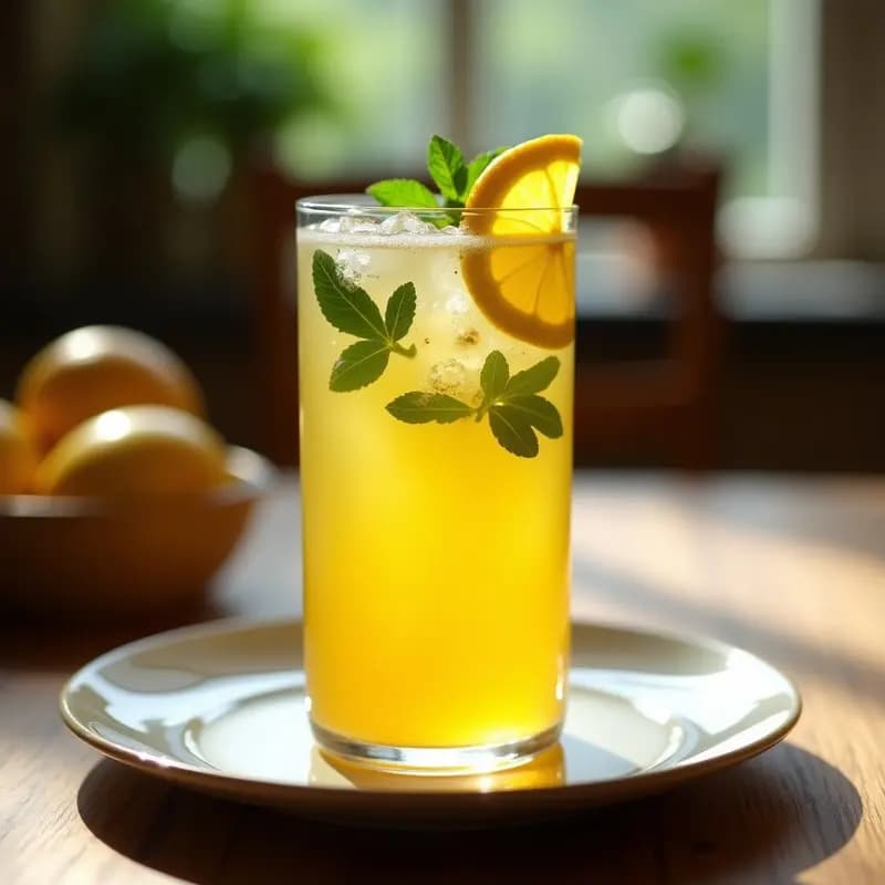 Limonada de Azafrán y Mentas: Bebida Iraní Detox y Sin Azúcar
