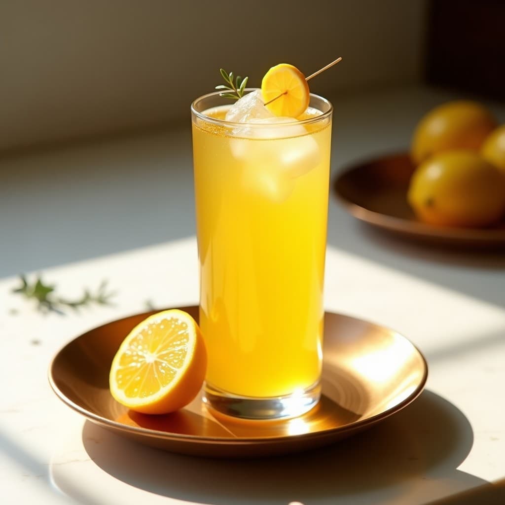 Limonada de Azafrán y Miel: Bebida Persa Relajante y Antioxidante