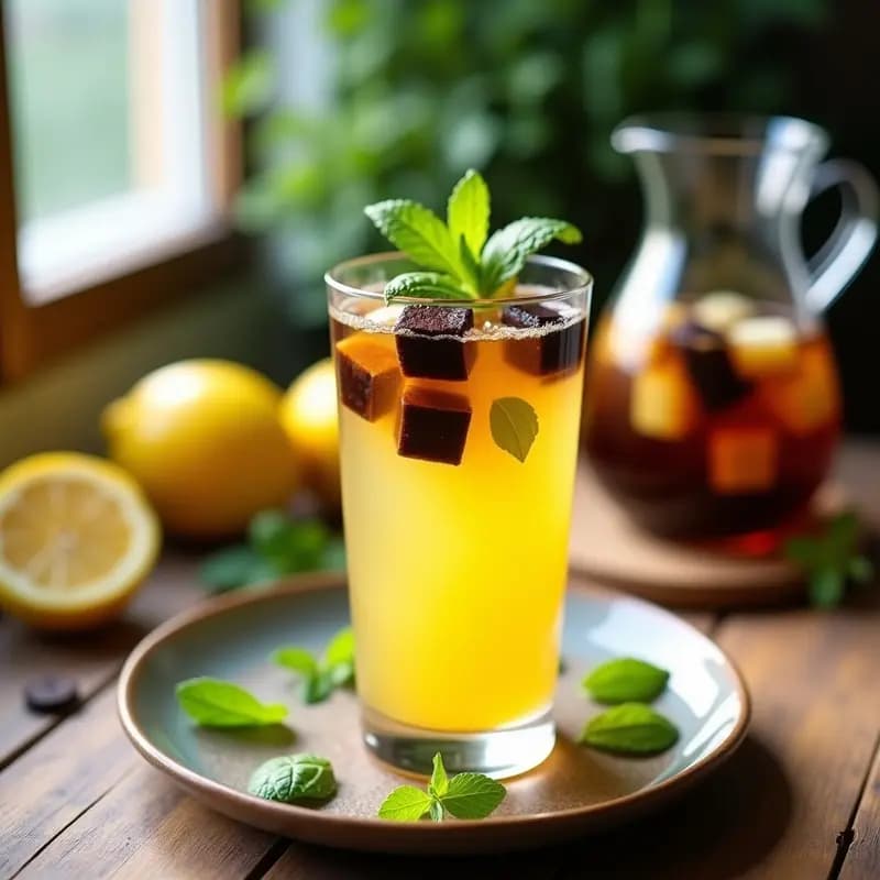 Limonada con Hierbabuena y Hielos de Café: Bebida Veraniega y Energizante