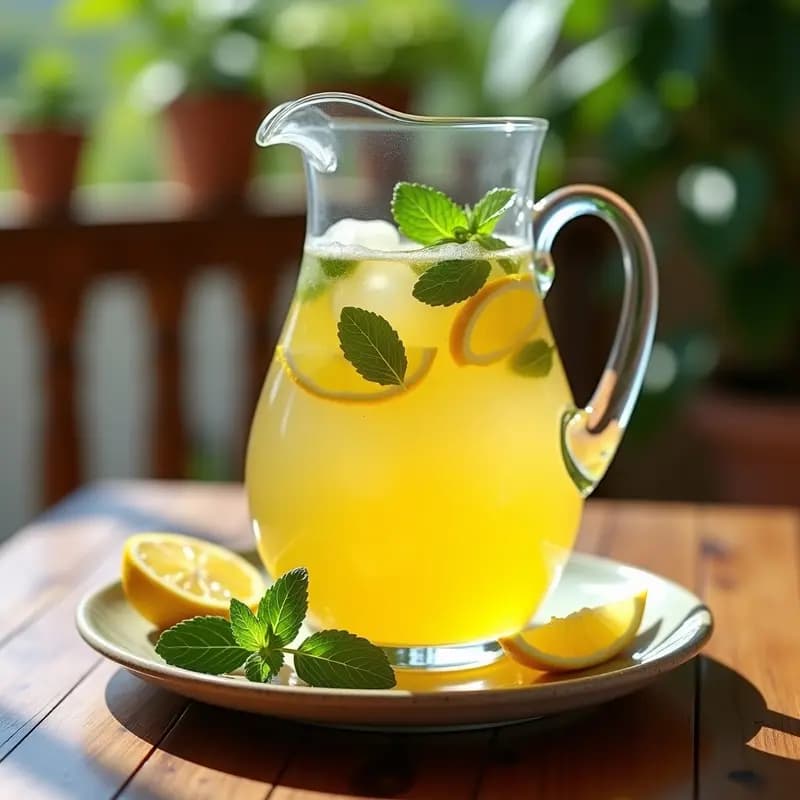 Limonada con Hierbabuena y Miel: Bebida Casera para Días Calurosos