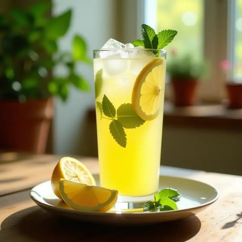 Limonada con Hierbabuena y Miel: Receta Refrescante y Natural para el Verano