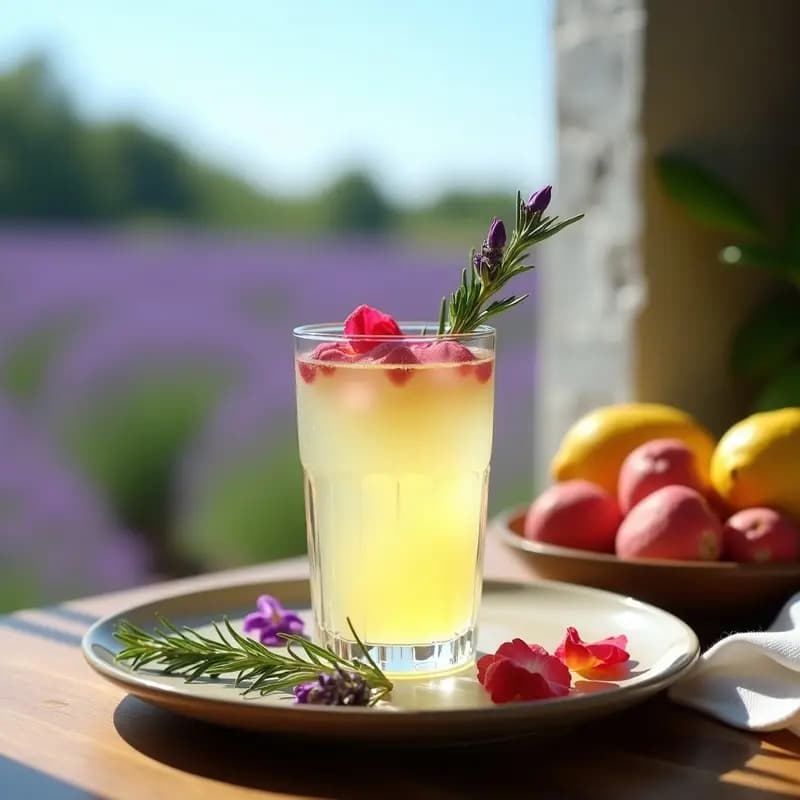 Limonada de Lavanda y Romero: Bebida Francesa Refrescante y Relajante