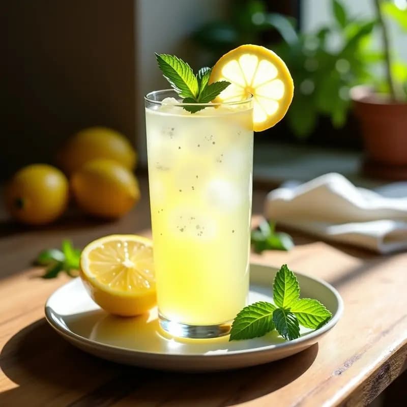 Limonada a la Maltesa con Hierbabuena: Bebida Veraniega Natural y Sin Azúcar
