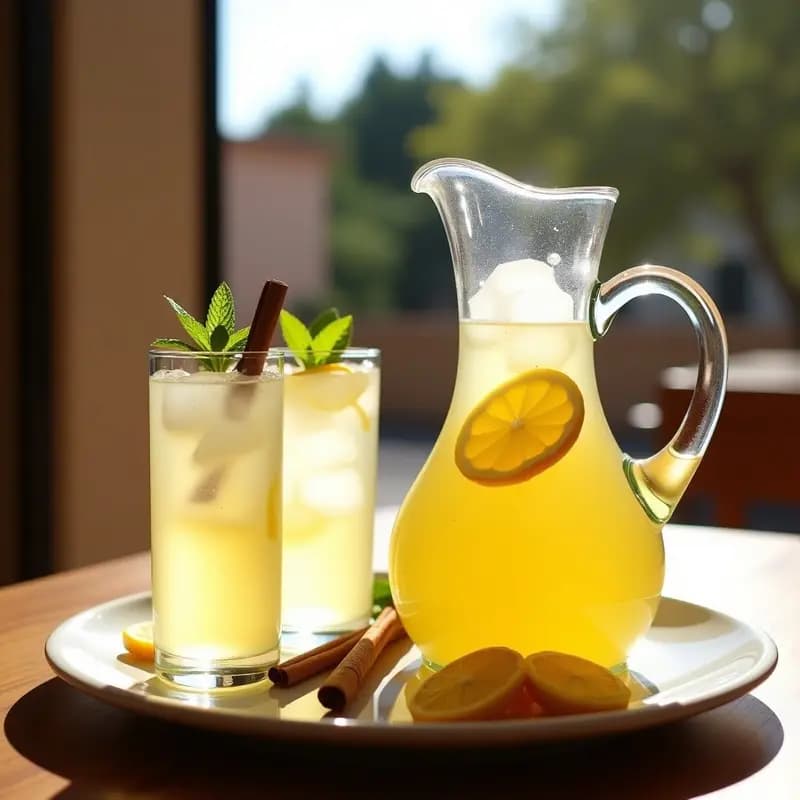 Limonada al vino blanco: Refresco andaluz tradicional