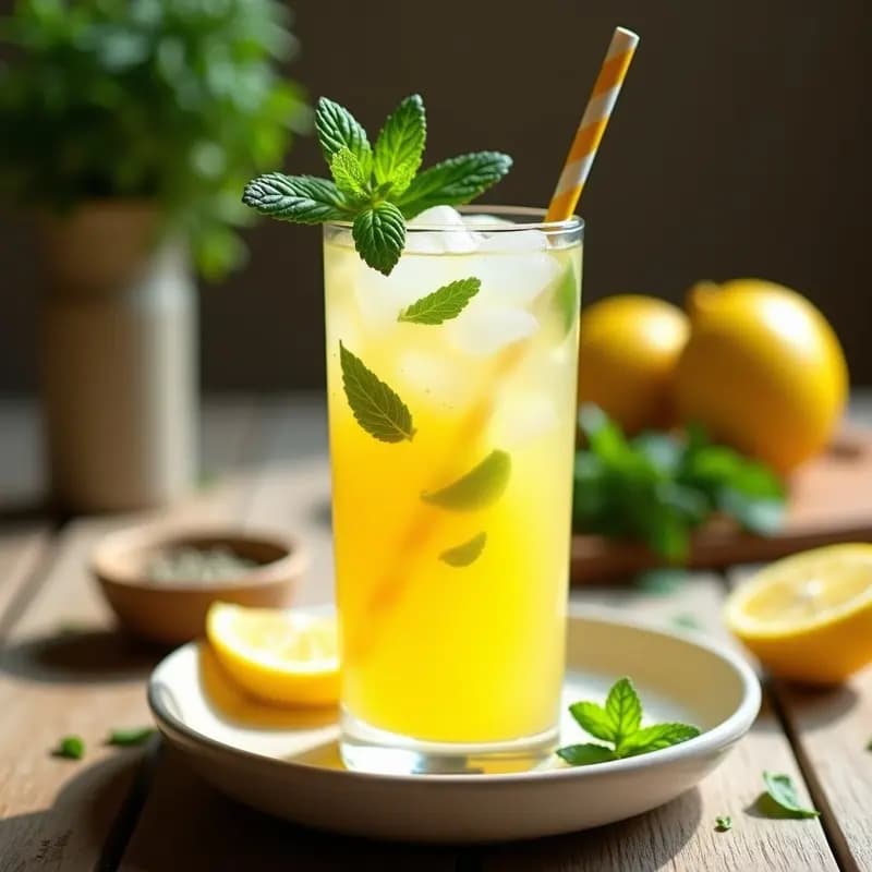 Limonana: Limonada con Menta y Hielos Picados a la Israeli