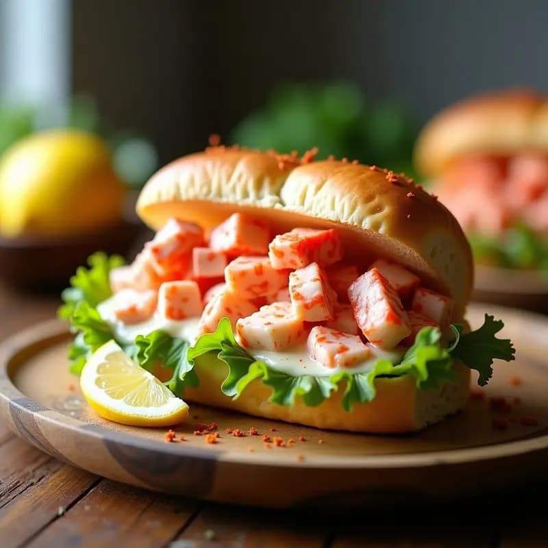 Lobster Roll con Salsa de Limón y Eneldo: Sándwich Americano Gourmet en 20 Minutos