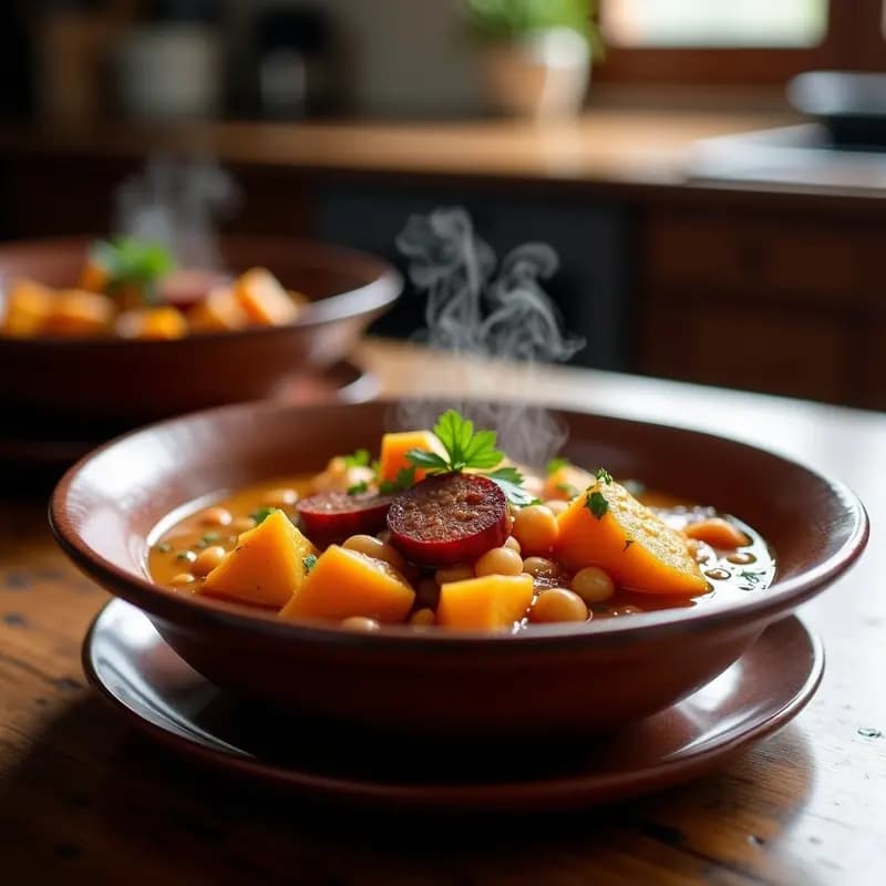 Locro de Zapallo y Porotos con Chorizo Colorado: Receta Argentina Reconfortante