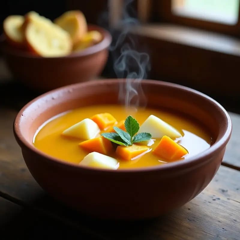 Locro de Zapallo y Queso Tybo: Sopa Boliviana Reconfortante en Olla Lenta