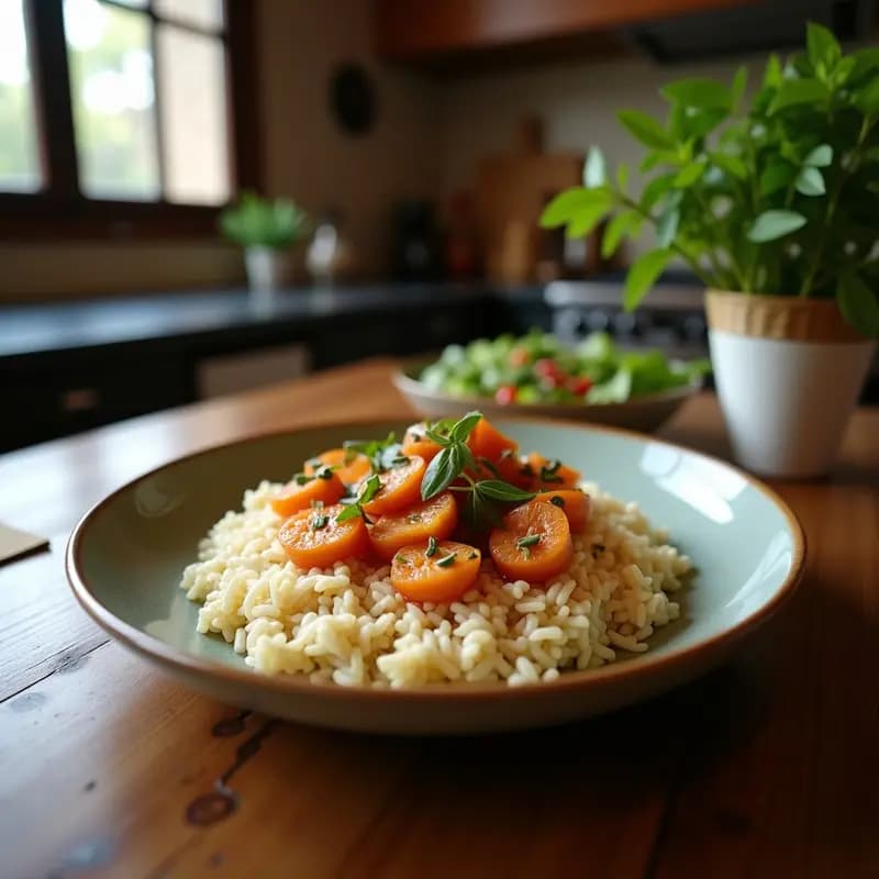 Lok Lak Camboyano con Arroz Jasmin y Ensalada de Pepino: Receta Exótica