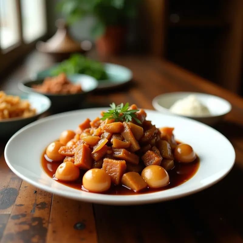 Loklok de Cerdo en Salsa de Ostra: Receta China Cantonesa en Airfryer