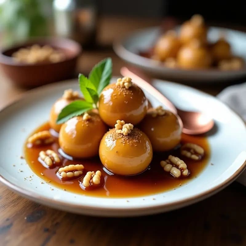 Lokma de Dátiles y Nuez: Postre Turco Sin Azúcar en Olla Express