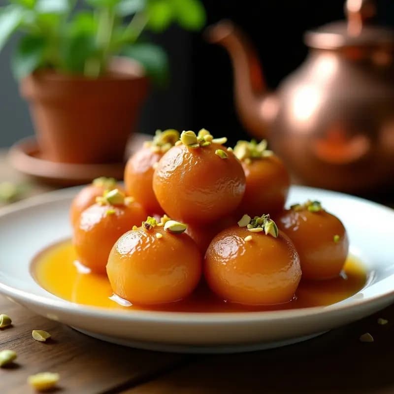 Lokma Turca de Miel y Cardamomo: Buñuelos Esponjosos en Miel de Azahar Sin Azúcar
