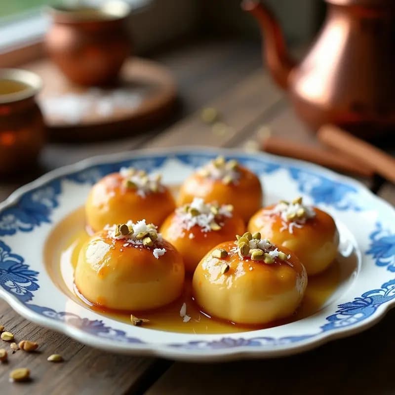 Lokma de Yogur Griego y Miel: Receta Turca Baja en Calorías