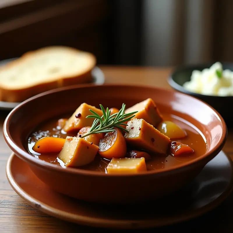 Lombardo de Cerdo con Ciruelas Cristalizadas y Romero: Receta Italiana en Olla Lenta con Toque Dulce
