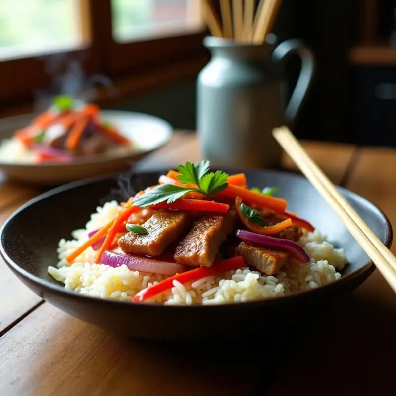 Lomito Saltado a la Chifa con Arroz Jabonero: Receta Peruano-China en Wok