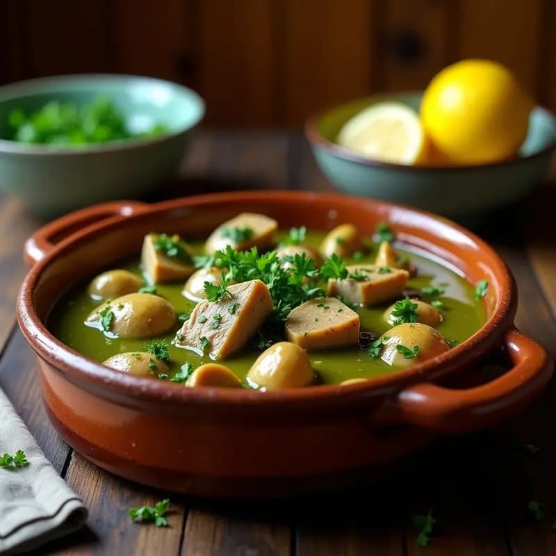 Lomo de Cerdo en Salsa Verde con Almejas: Guiso Vasco de Whole30 Approved