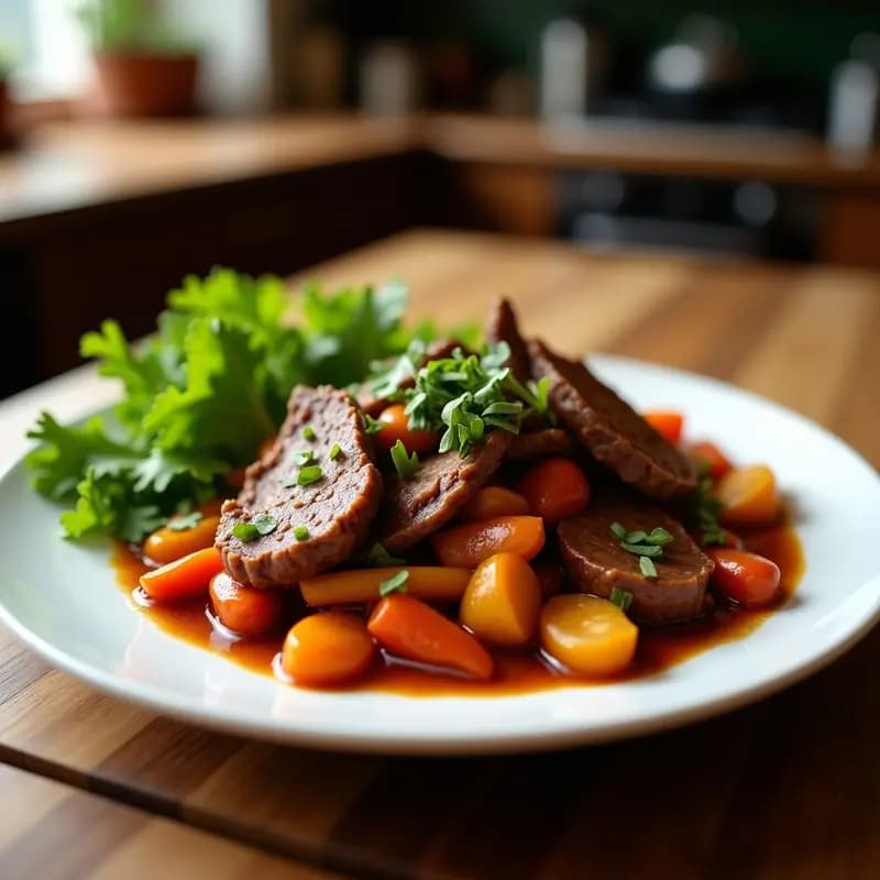 Lomo Saltado de Res y Vegetales: Receta Peruana en Wok con Salsa de Soja