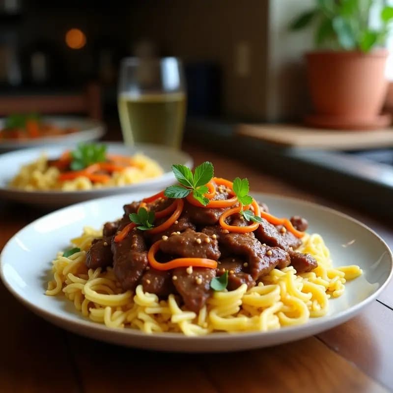 Lomo Saltado Vegano con Sincelejo de Soya y Arroz Jasmin: Receta Peruana en Wok con Salsa de Tamarindo