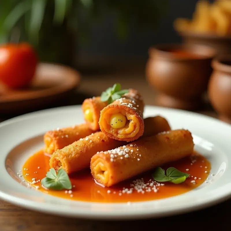 Lumpia de Repollo y Zanahoria: Rollitos Filipinas Veganos Fritos en Airfryer