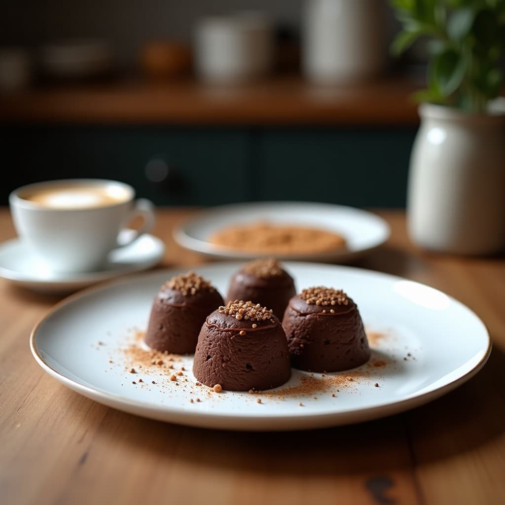 M Luxemburguerli de Chocolate y Avellana: Postre Suizo Sin Azúcar con Stevia