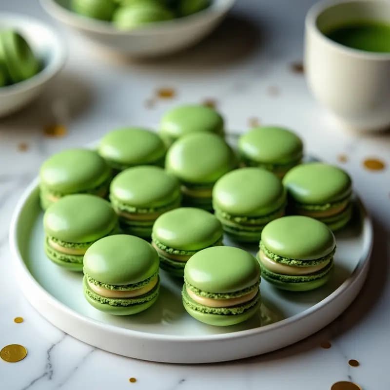 Pierre Hermé Macarons de Matcha y Wasabi: Postre Francés-Japonés con Toque Picante