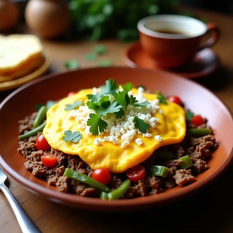 Machaca con Huevo y Nopales: Desayuno Mexicano Alto en Proteína y Fibra