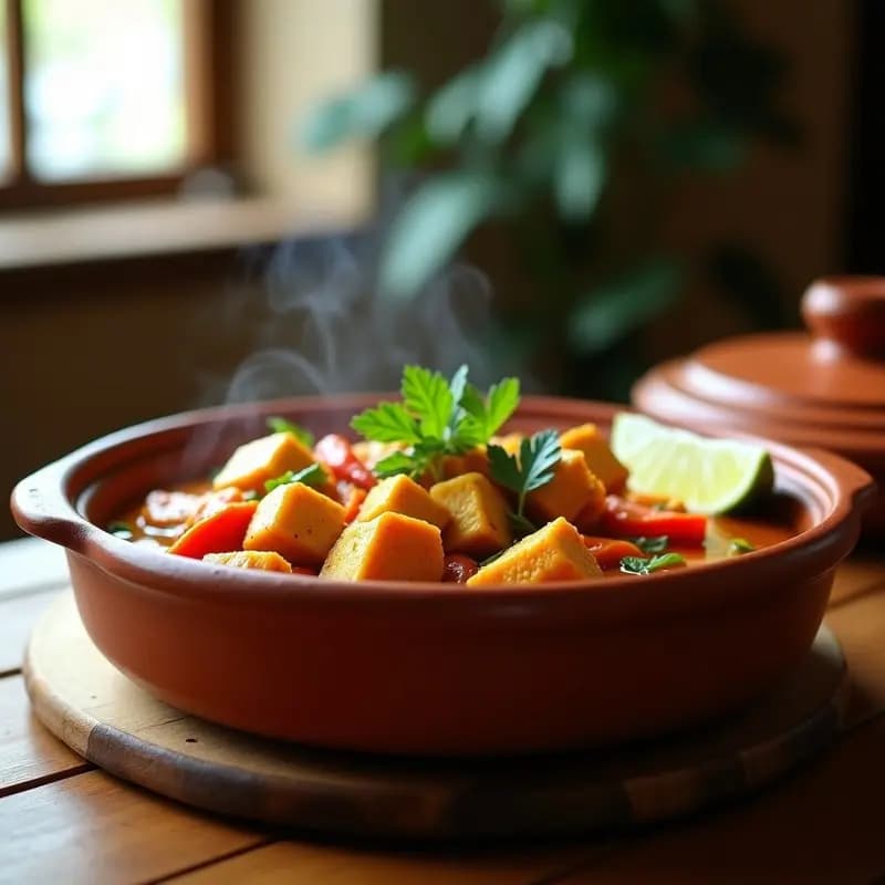 Mafé de Tofu y Cacahuetes: Estofado Africano Vegano y Alto en Proteínas
