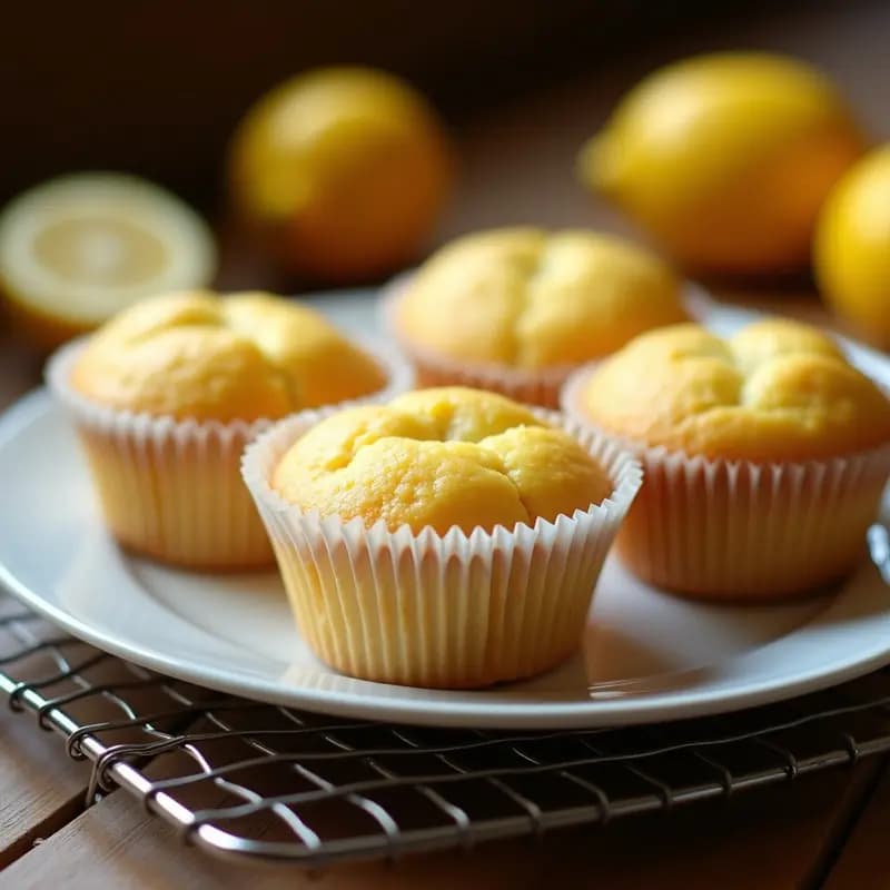 Magdalenas de la Abuela con Ralladura de Limón: Postre Casero y Esponjoso