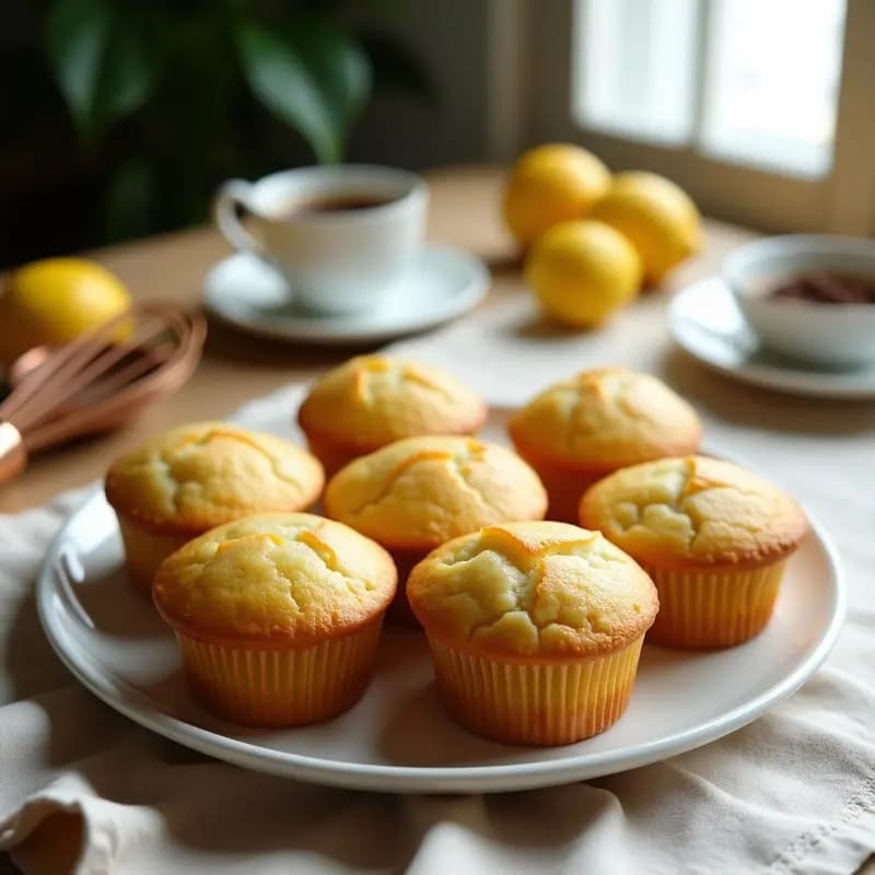 Magdalenas de anís y limón: Receta casera de merienda