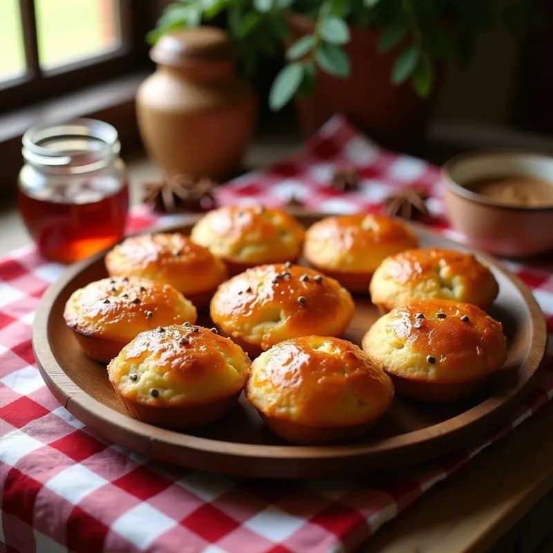 Magdalenas de Anís y Miel: Desayuno Tradicional Castellano