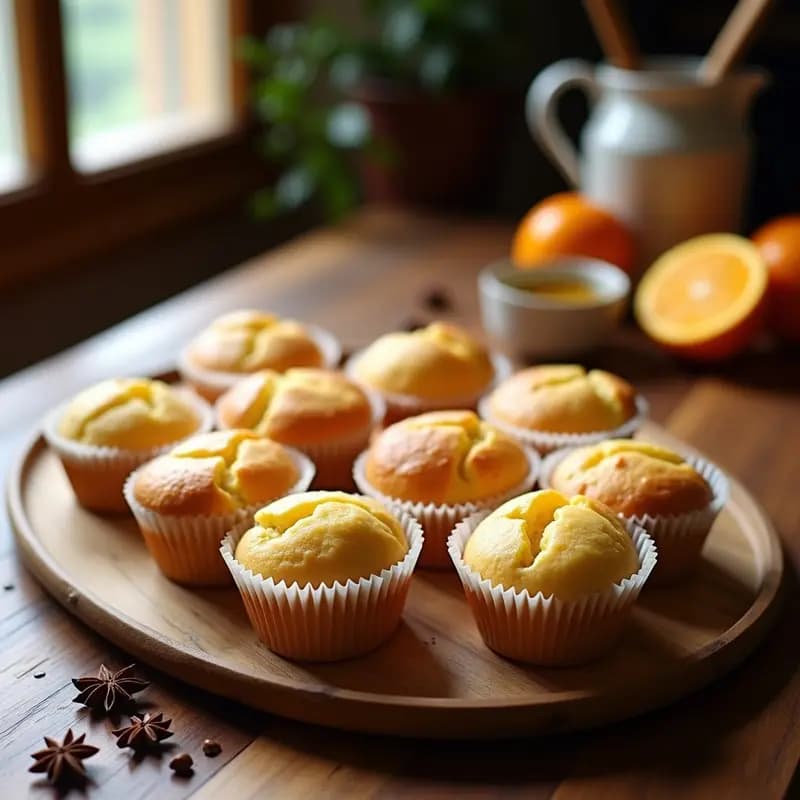 Magdalenas de Anís y Ralladura de Naranja: Receta de la Abuela Sin Gluten