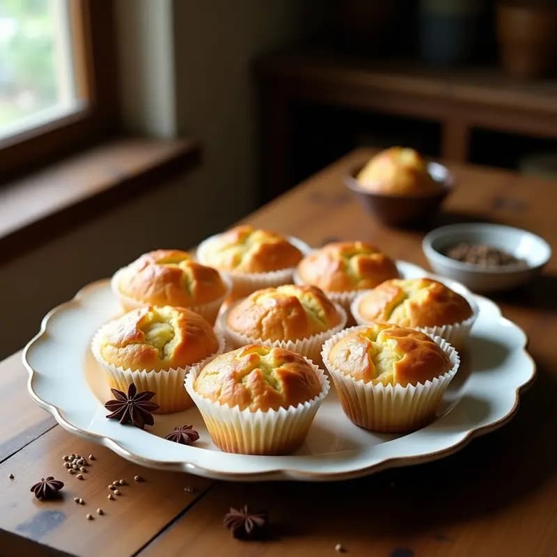 Magdalenas de Anís: Receta de la Abuela Esponjosas y Aromáticas
