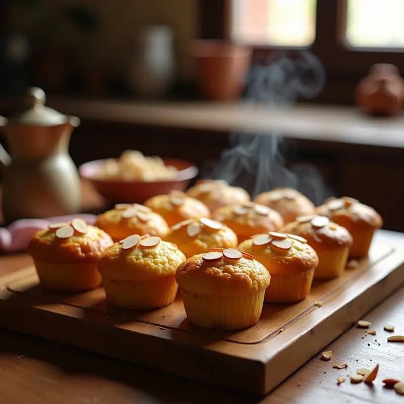 Magdalenas Esponjosas con Miel y Canela: Receta de la Abuela Sin Mantequilla