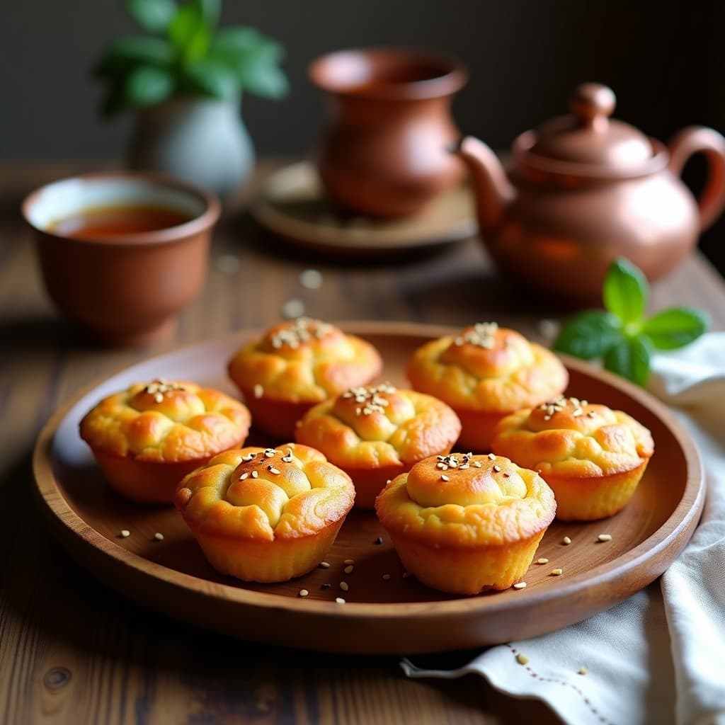 Magdalenas de Harina de Almendra y Harissa: Desayuno Tunecino Picante y Sin Gluten