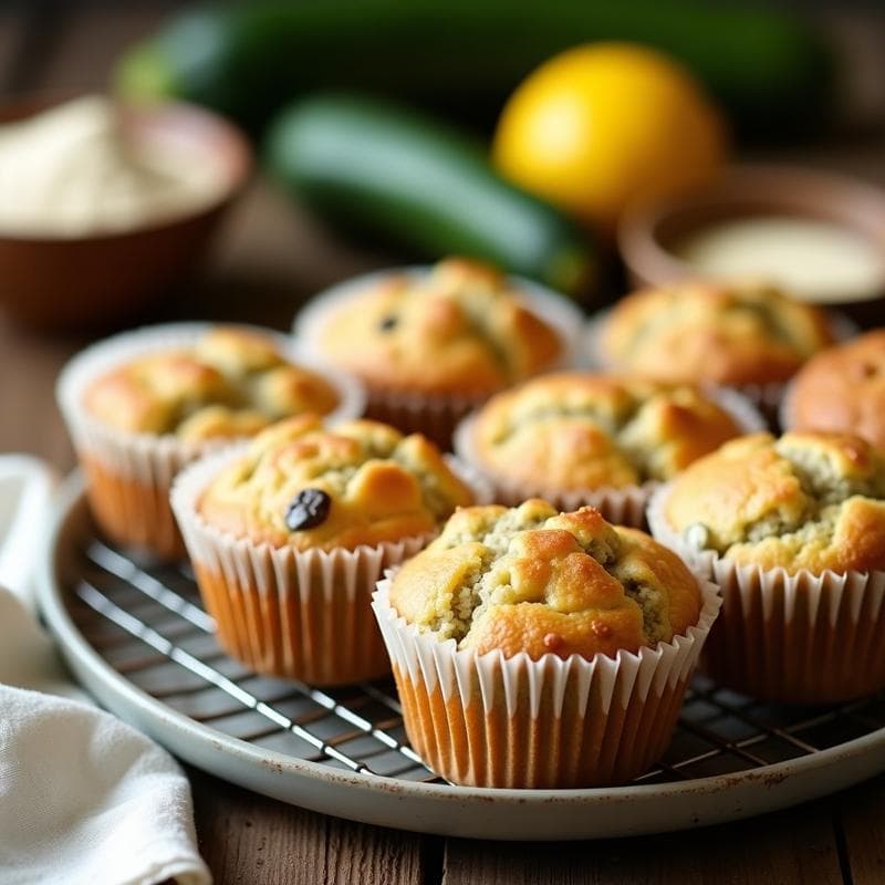 Magdalenas de Harina de Almendra y Puré de Calabacín: Desayuno Keto Sin Azúcar en 20 Minutos