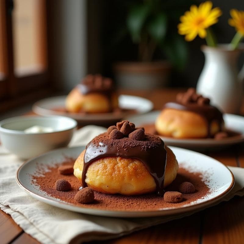Magdalenas de Harina de Guisante: Desayuno Vegano con Frosting de Chocolate Negro