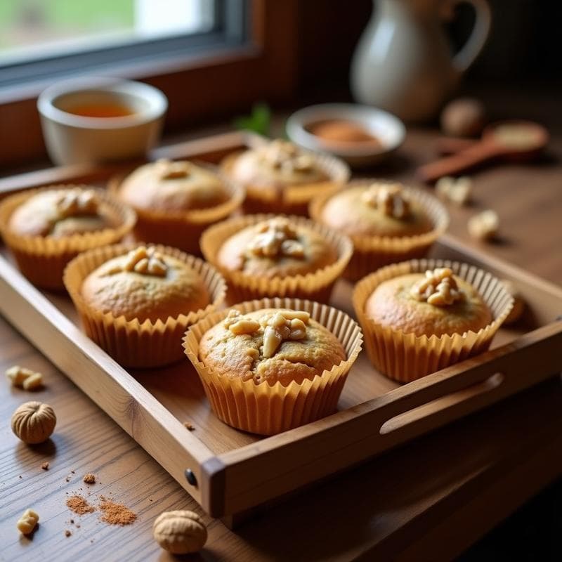 Magdalenas Integrales con Miel y Canela: Receta en Airfryer Sin Harina Refinada