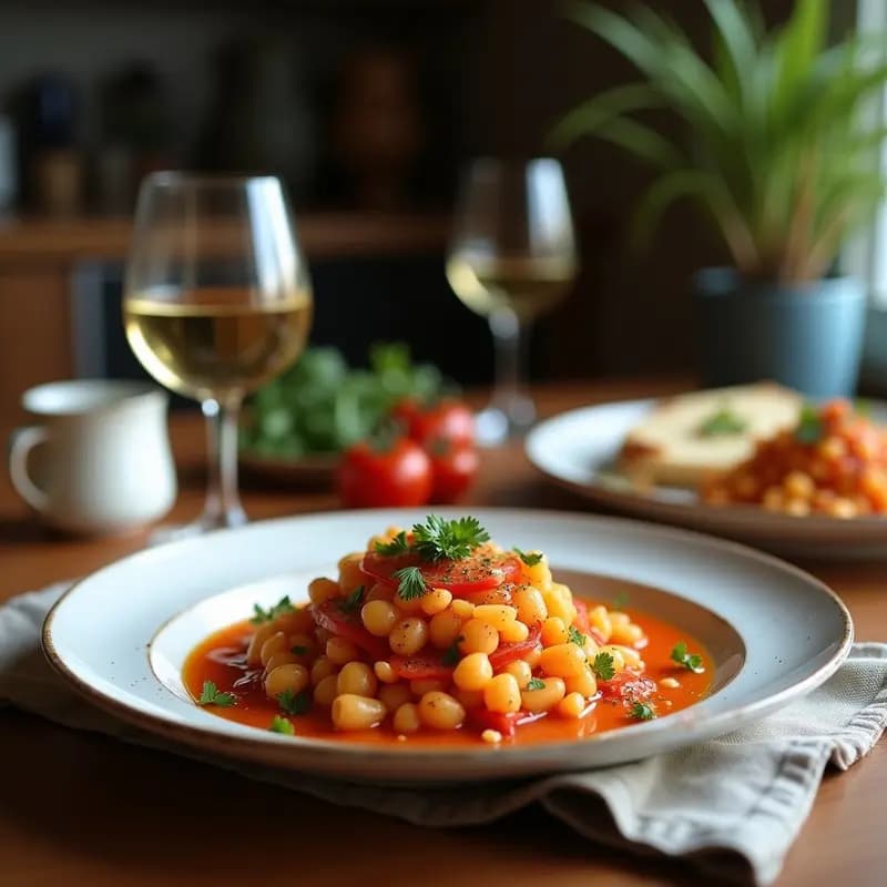 Magi Un Don Kas de Berenjena y Tomate: Receta Tunecina Vegana y Especiada