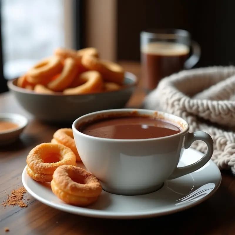 Magnolia de Chocolate y Churros: Bebida Caliente Ideal para el Invierno