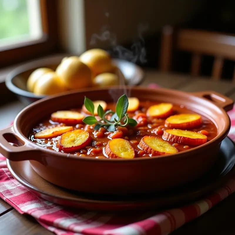 Magras con Tomate y Patatas Panaderas: Receta Sevillana de toda la Vida