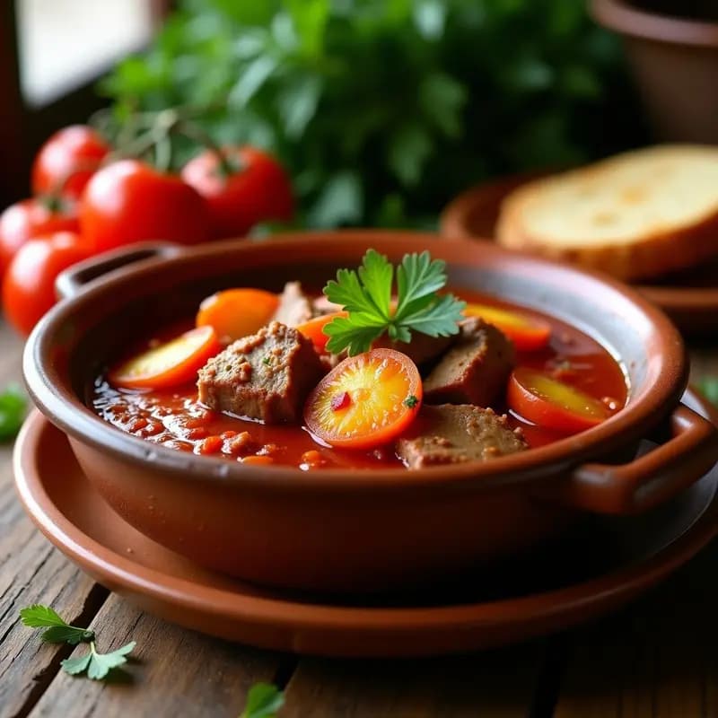 Magro con Tomate y Patatas Panaderas: Estofado Cordobés Clásico