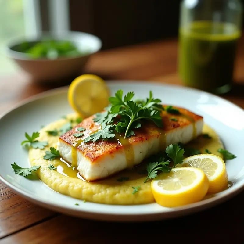 Mahi Mahi al Mojo de Ajo con Puré de Yuca: Receta Cubana Alta en Proteína y Sin Gluten