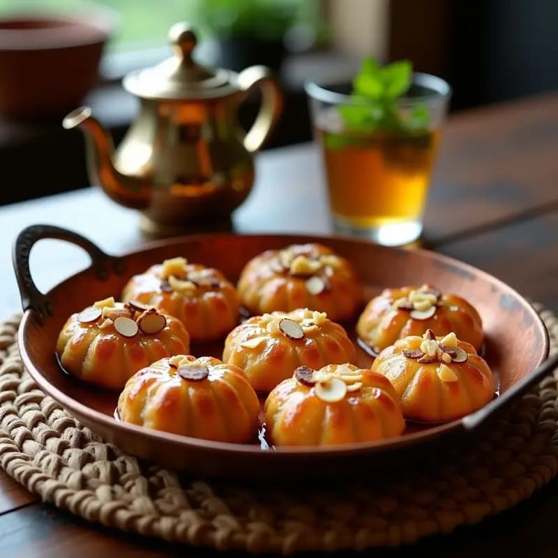 Makrout de Dátiles y Almendras con Miel: Dulce Tradicional Magrebí en 20 Minutos