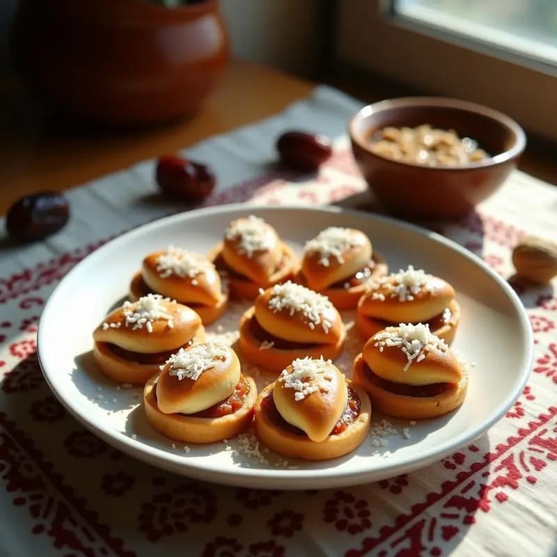 Makrud de Fechas y Nuez: Postre Árabe Tradicional Sin Horno y Energético