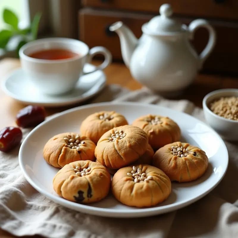 Makruts de Dátiles y Nueces: Galletas Tunecinas Sin Azúcar y Energéticas