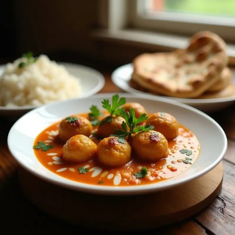 Malai Kofta de Patata y Queso Paneer: Receta India Vegetariana en Sartén