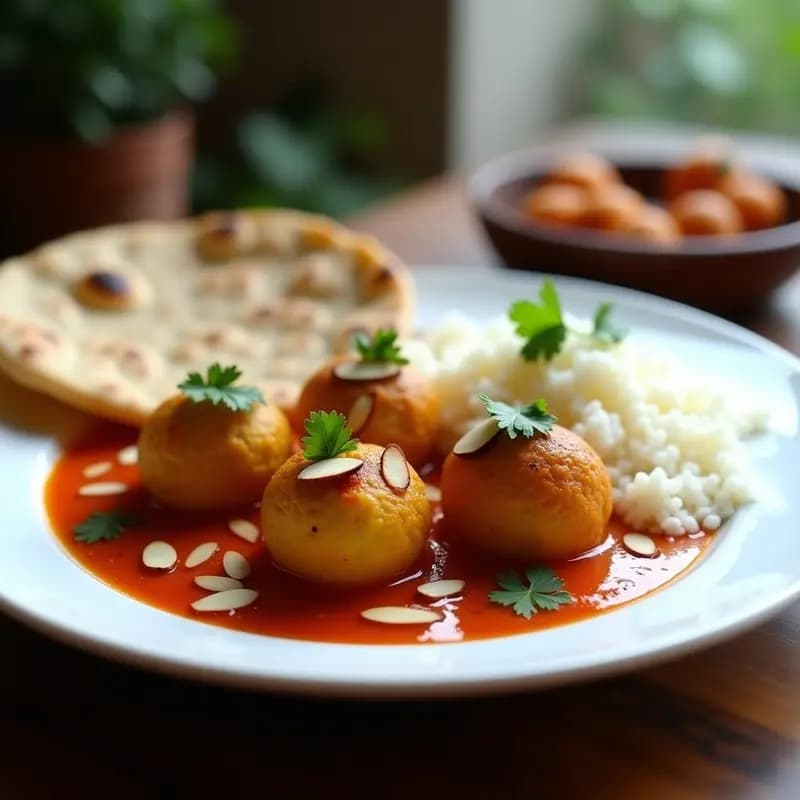 Malai Kofta con Salsa de Tomate Casera: Receta India Vegetariana y Sin Gluten