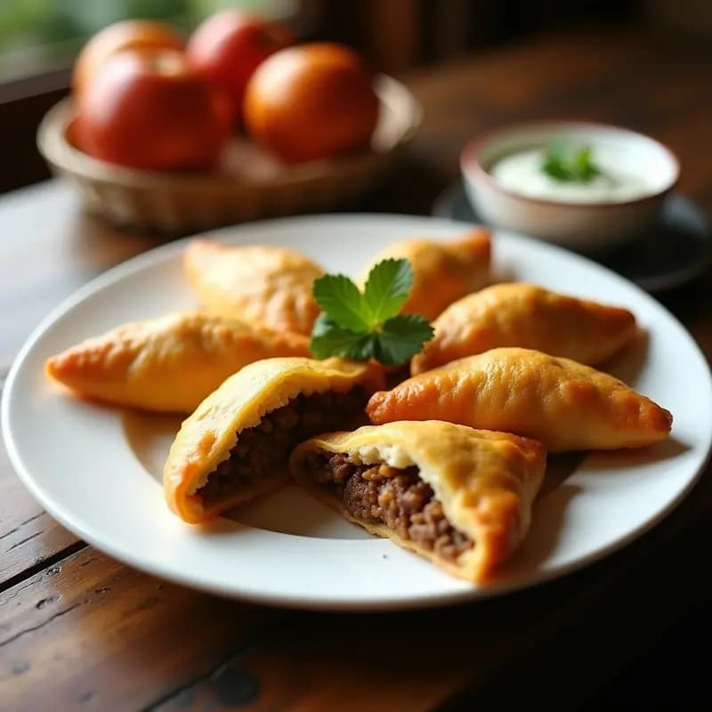 Maleconrito Puertorriqueño de Carne y Plátano: Aperitivo Crujiente y Dulce-Salado