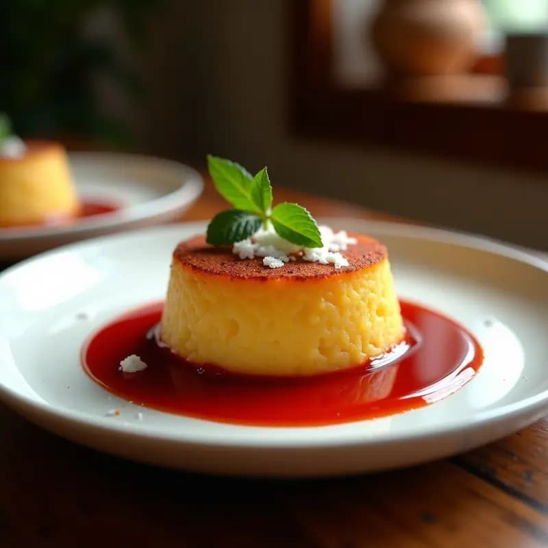 Malva Pudding con Salsa de Brandis: Postre Sudafricano Esponjoso y Sin Gluten