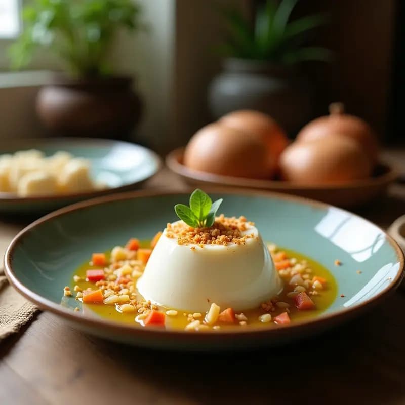 Manjar Blanco de Leche de Coco y Cardamomo: Postre Árabe Vegano y Cremoso